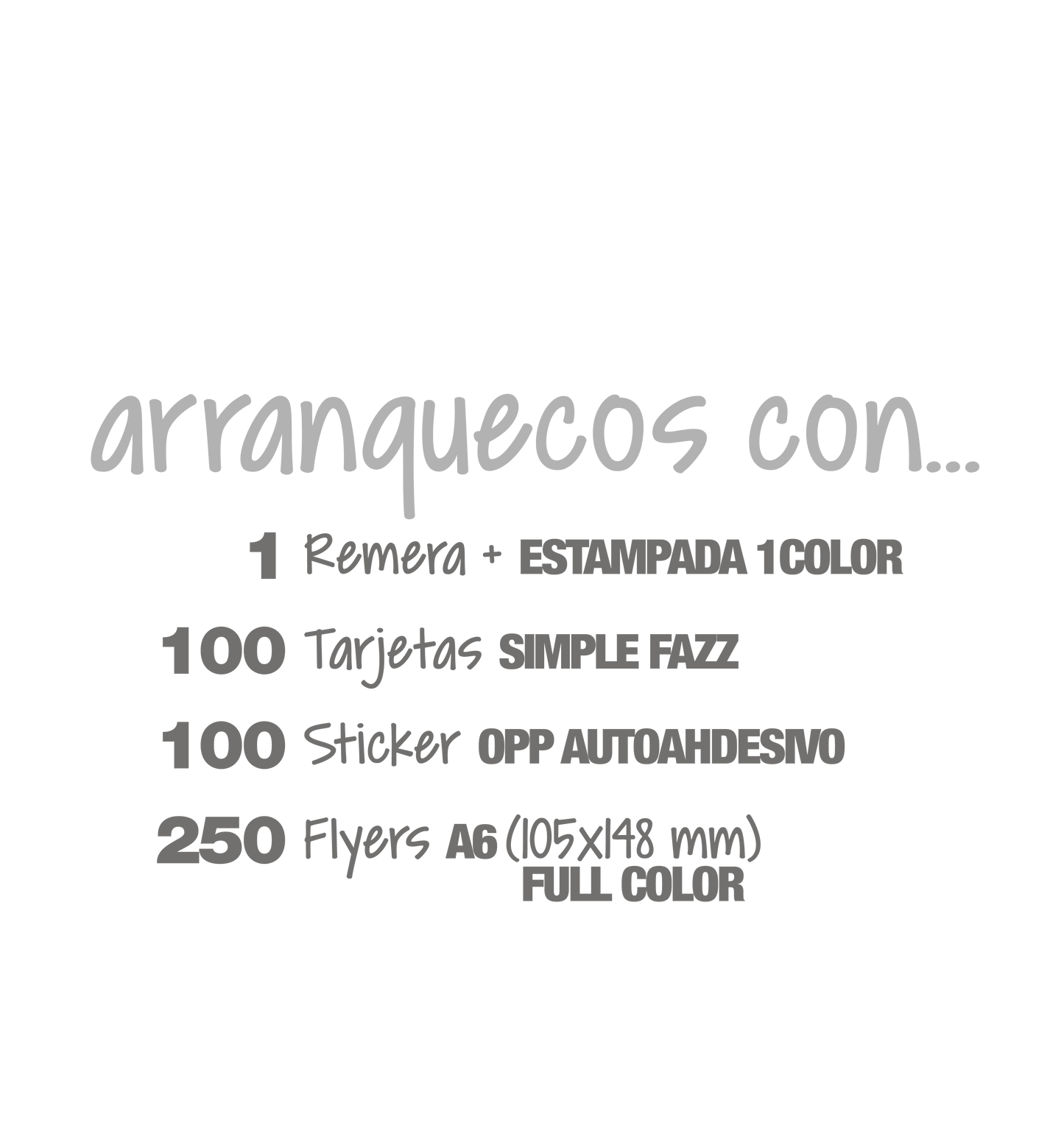 PACK arranquemos con...